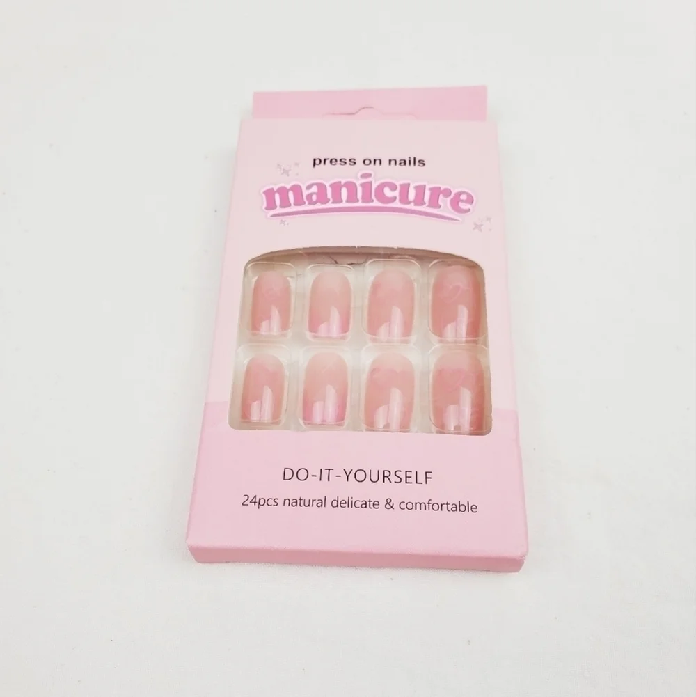 24 Pieces Fake Press On Nails